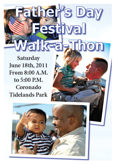 NCFM Helps Sponsor First Ever Fathers’ Day Walk-a-thon in San Diego