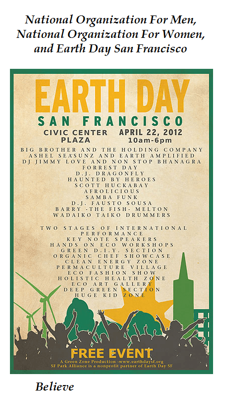 NCFM and Earth Day with the National Organization of Women… really