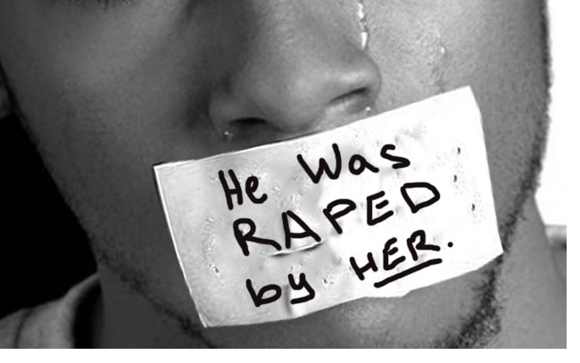 Raped by her, more common than you think…