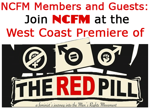 NCFM Invitation to the West Coast Premiere of The Red Pill the movie and Hollywood pre party