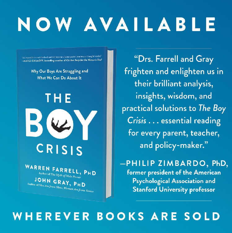 NCFM PR Director Steven Svoboda, book review, The Boy Crisis: Why Our Boys Are Struggling and What We Can Do About It, by Warren Farrell