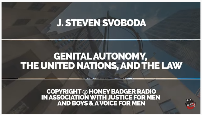 NCFM P.R. Director Steven Svoboda, Genetal Autonomy, the United Way, and The Law